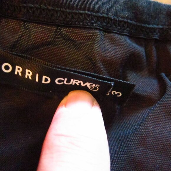 TORRID Black & Red Hearts Unlined Sheer Lace Underwire Bra size 3 - Picture 6 of 6